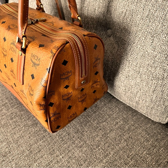 EUC MCM Cognac Alma/Doctors/ Boston Bag LEATHER… - Picture 14 of 14